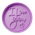 I Love you San Valentin Cortante Para Galletitas