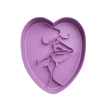 Corazón Beso Cortador de Galletas