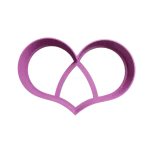 Corazon contorno redondeado Cortantes para galletitas