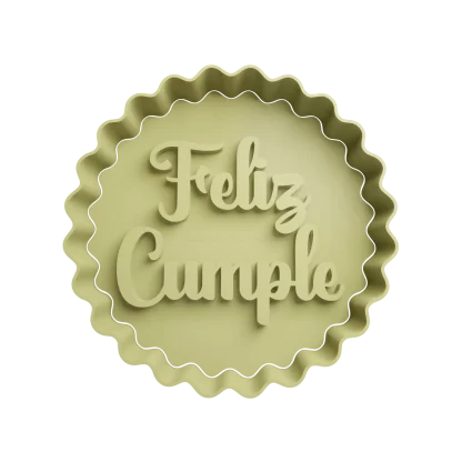 Feliz Cumpleaños Cortador de Galletas