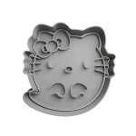 Hello Kitty Fantasma Halloween Cortante Para Galletitas