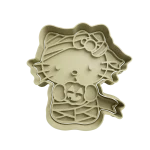 Hello Kitty Momia Halloween Cortante Para Galletitas