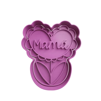 Flor Mamá Cortante Para Galletitas