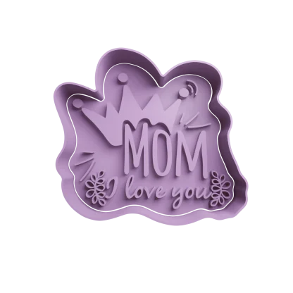 Mom Love You Cortante Para Galletitas 2