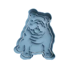 Perro Bulldog Cortante Para Galletitas