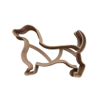 Contorno Perro Salchicha Cortante Para Galletitas
