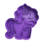 Unicornio Cuerpo Completo Cortante Para Galletitas 2