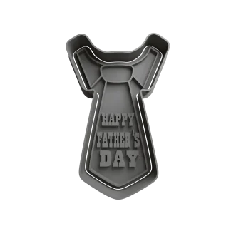 Happy Father’s Day Corbata Cortante Para Galletita