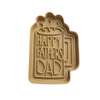 Happy Father’s Day Taza Cortante Para Galletita
