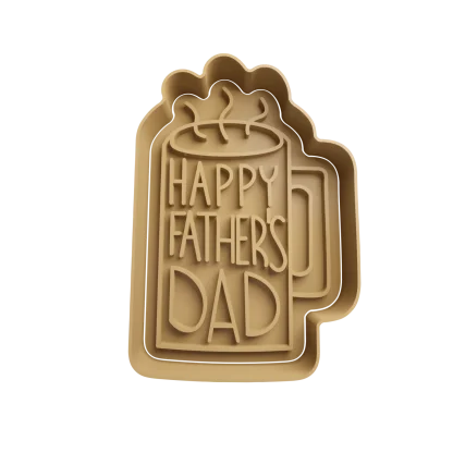 Happy Father’s Day Taza Cortante Para Galletita