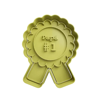 Medalla Papa #1 Cortante Para Galletita