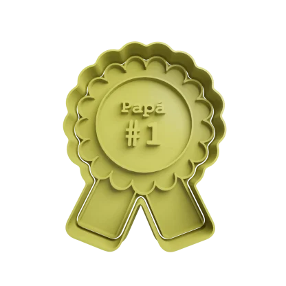 Medalla Papa #1 Cortante Para Galletita